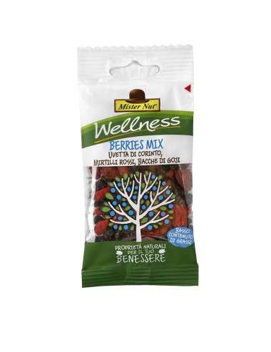 Berries Mix  24 pezzi x 25gr Wellness Mister Nut