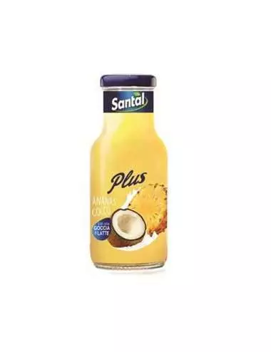 Santal Plus Ananas und Kokosnuss Packung mit 24 Flaschen à 250 ml