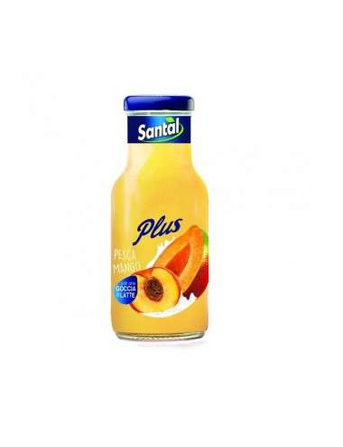 Santal Plus Pesca Mango Confezione da 24 bottiglie da 250 ml