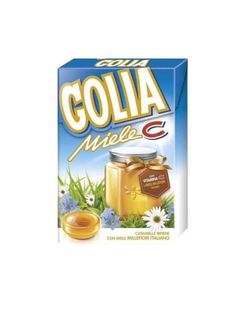 Golia Miele C caramelos rellenos de miel 20 cajas de 46 g
