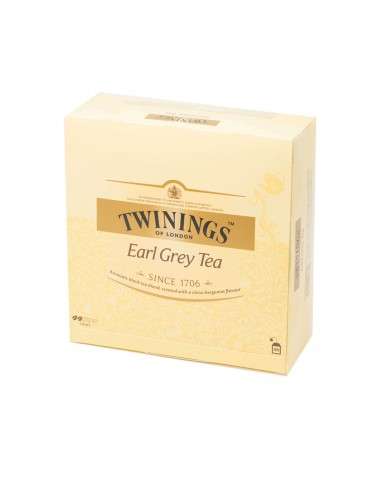 Earl Grey Tea Twinings of London Pack 100 2g filters