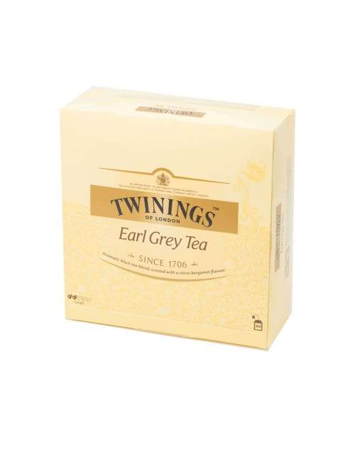 Earl Grey Tea Twinings of London Packung mit 100 Beuteln à 2 g