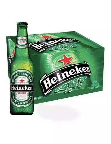 Heineken Karton mit 24 Flaschen à 33 cl