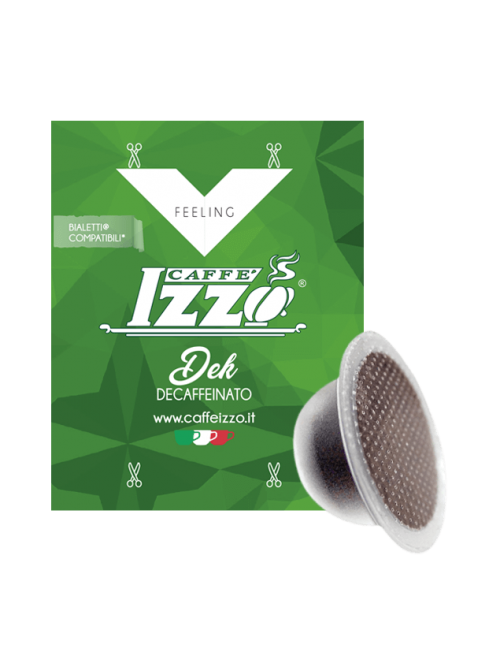 100 capsules compatibles Bialetti Caffè Izzo Dek Decaffeinate