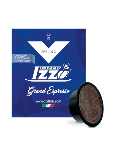 50 Lavazza A Modo Mio compatible capsules Caffè Izzo Grand Espresso