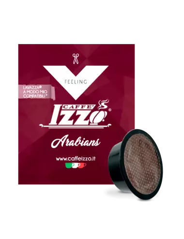 100 capsule compatibili Lavazza A Modo Mio Caffè Izzo Arabians