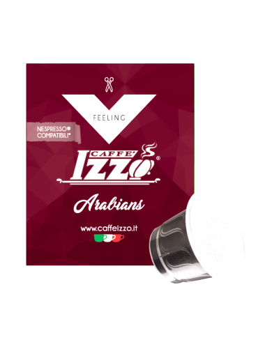 100 Nespresso Coffee Izzo Arabians Compatible Capsules
