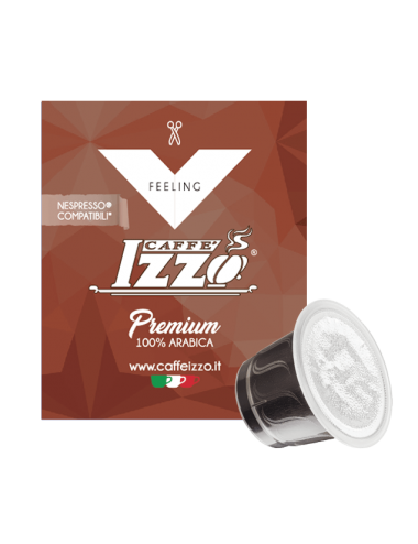 50 Nespresso Caffè Izzo Premium-kompatible Kapseln 100 % Arabica