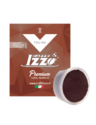 100 capsule compatibili FAP Lavazza Espresso Point Caffè Izzo Premium 100% arabica
