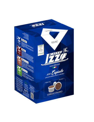 100 capsule compatibili FAP Lavazza Espresso Point Caffè Izzo Premium 100% arabica