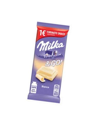 Milka & Go! Bianco tavoletta cioccolato da 45g