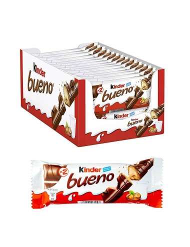 Caja de madera blanca grande, con selección de chocolates Ferrero, Kinder,  Nestlé