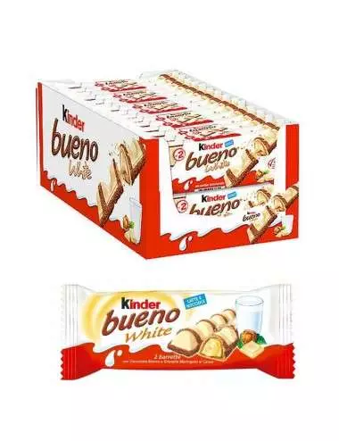 Kinder Bueno Blanco pack de 30 piezas de 21,5 g