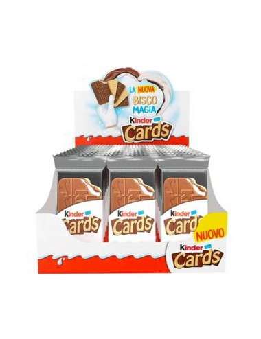 Kinder Cards T2x30 box of 30 pieces of 25.6 g