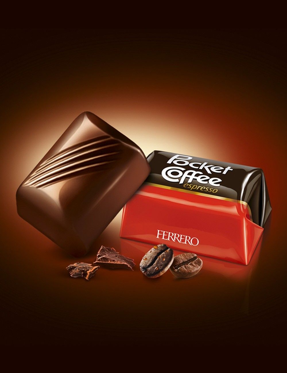 Ferrero Pocket Coffee Espresso and Chocolate. Pocket Coffee is a brand of  food products made in Italy by Ferrero Stock Photo - Alamy, pocket coffee 