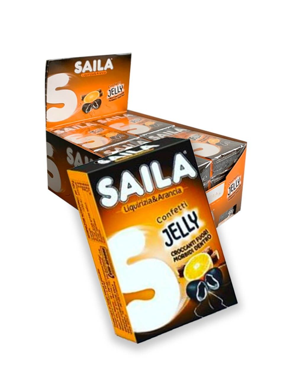 Saila Jelly Liquirizia & Arancia Box da 16 astucci da 40 g