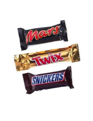 Mix Minis mars, twix, snickers bag 2 kg