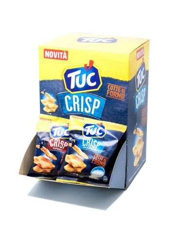 Tuc Crisp Box mixed salt and paprika 22 sachets of 30 g