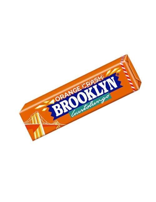Brooklyn Chewing Gum goût Orange Crash Pack de 20 bâtons