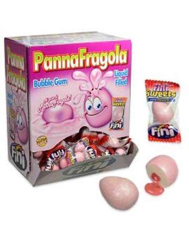 Panna/Fragola Bubble gum Fini 200 pezzi