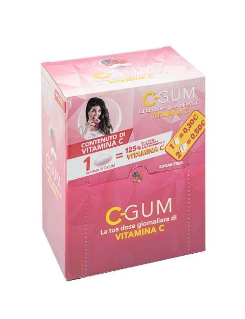 C-Gum suplemento vitamina C bolsita 150 piezas