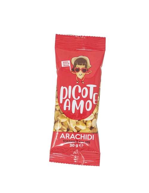 Roasted and salted peanuts Picoteamo display 30 sachets of 30 g