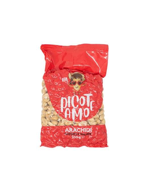 Roasted and salted peanuts Picoteamo 250 g bag