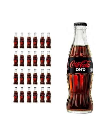 Coca Cola Boîtier zéro 24 bouteilles de verre 20 cl