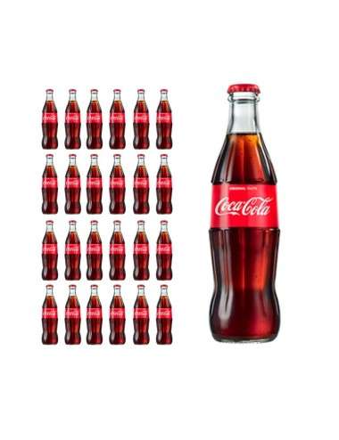 Coca Cola Goût original 24 bouteilles de 33 cl verre