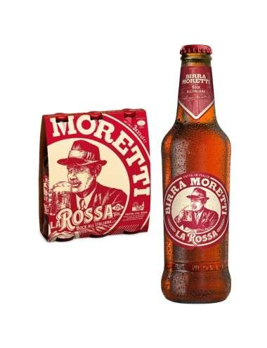 Birra Moretti La Rossa Cartone da 3 bottiglie da 33 cl - 1