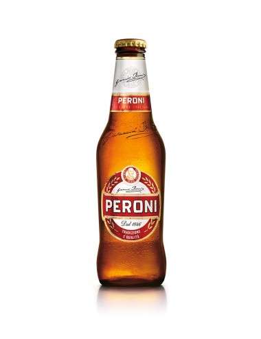 Peroni Bier Karton mit 24 Flaschen à 33 cl