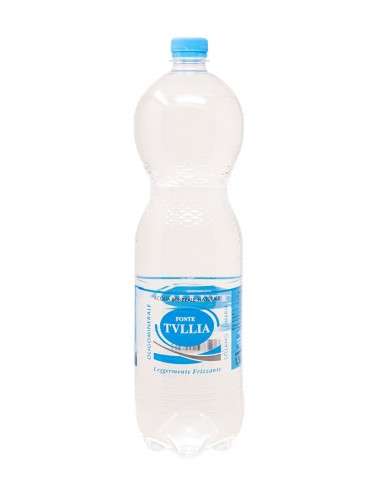 Acqua minerale Naturale leggermente frizzante Fonte Tullia 6 x 1,5 litri