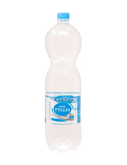 Slightly sparkling natural mineral water Fonte Tullia 6 x 1.5 liters