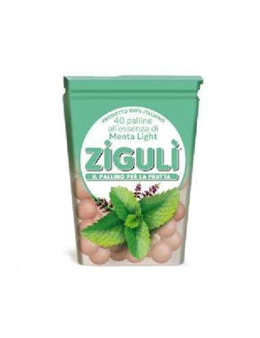 Zigulì Kugeln mit leichtem Minzgeschmack Pralinenschachtel mit 24 g