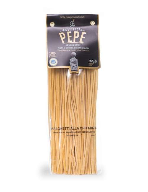 Spaghetti alla Chitarra Pasta aus Gragnano IGP Pastificio Pepe 500 g