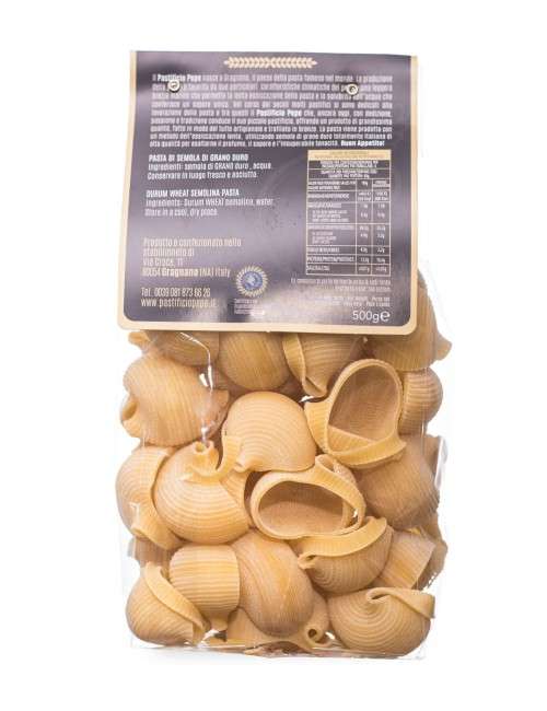 Lumaconi giant gragnano pasta I.G.P. Pastificio Pepe 500 g