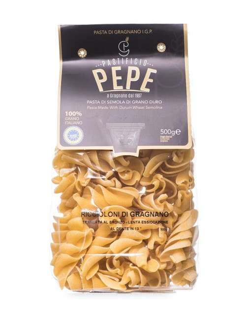 Riccioloni di Gragnano I.G.P. pasta Pastificio Pepe 500 g