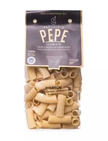 Rigatoni-Nudeln aus Gragnano IGP Pastificio Pepe 500 g