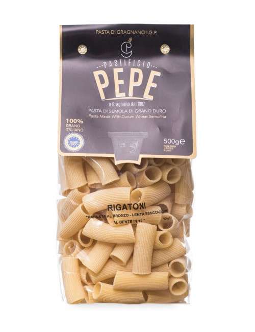 Rigatoni gragnano pasta I.G.P. Pastificio Pepe 500 g