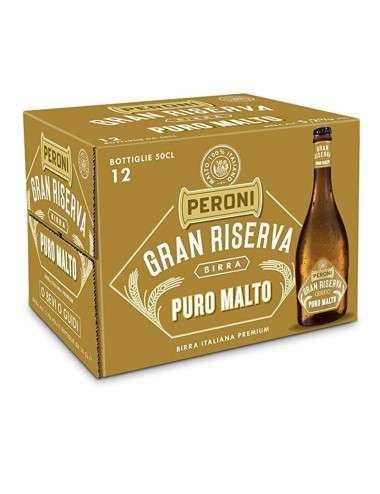 Peroni Beer Gran Riserva Pure Malt 12 x 50 cl