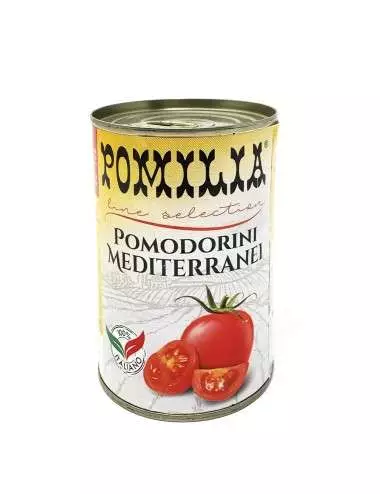 Mediterranean tomatoes Pomilia 400 g jar