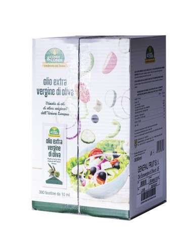 Huile d'olive vierge extra Pouches Monodose Robes et robes 300 x 10 ml