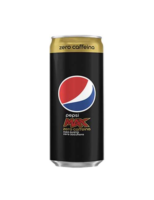 Pepsi Max Zero caffeina max gusto zero zucchero cassa 24 lattine x 33 cl