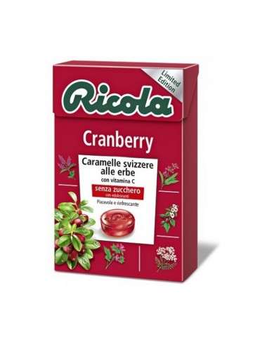 Ricola Cranberry box 20 astucci x 50 g