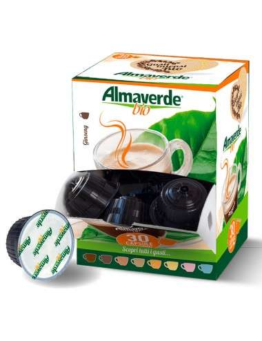 Dolce Gusto Almaverde Bio ginseng and turmeric coffee capsules 30 x 8 g