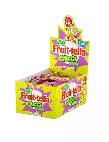 Fruittella Chupetes Frizz Fruits Caramelo de Gominola Espumoso 150 Piezas