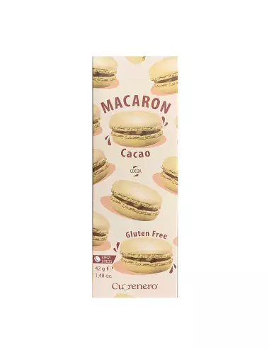 Cuorenero-Kakao-Macaron-Box 3 Stück
