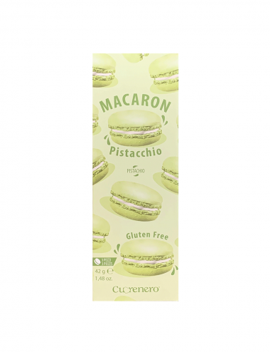 Macaron à pistachio Boîte Cuorenero 3 pièces