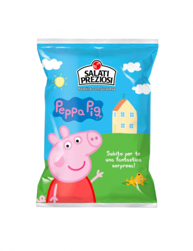 Chips Peppa Pig with surprise Salati Preziosi 24 sachets x 30 g