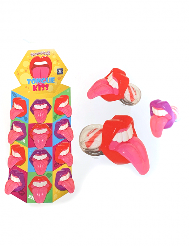 Lollipop Tongue Kiss 24 x 15 g Sweetmania  - 1